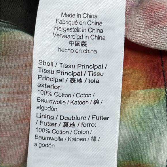 J CREW Squareneck Top size 8  Liberty Hazy Days Floral Tie Back Puff Sleeves - Picture 8 of 8